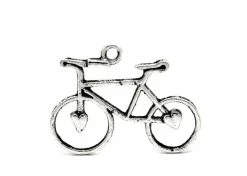 Best Sale 💯 Mon Ster 1-1/4" Bike Hearts Bicycle Charm Pendant 🎉