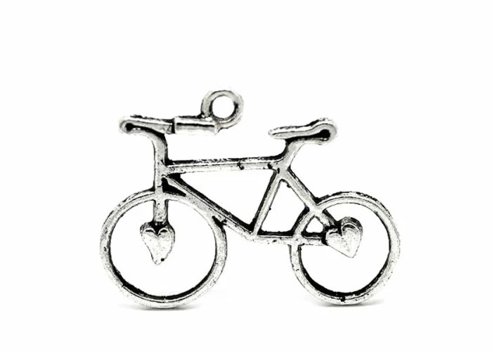 Best Sale π― Mon Ster 1-1/4" Bike Hearts Bicycle Charm Pendant π 2 Best Sale π― Mon Ster 1-1/4" Bike Hearts Bicycle Charm Pendant π