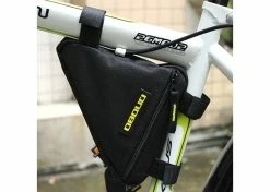 Best Sale 👏 Mon Ster All-Black Frame Mount Triangular Bicycle Storage Bag 🎁 -electric-bicycle Shop black tri frame mount bike bag 2 1