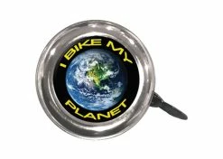 Cheap ✔️ Mon Ster Swell Bell Chrome Bicycle & Scooter Bells 🔔 -electric-bicycle Shop earth