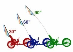 Wholesale โญ AlveyTech Multicolor Sail Flag For Recumbent Bikes โ