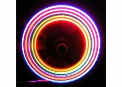 Best Pirce ⭐ Mon Ster Lightning Bug Flashing Valve Cap Light For Bikes & Scooters (Set Of 2) 👏 -electric-bicycle Shop flashing valve cap light 4