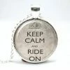 Wholesale 🛒 Mon Ster Keep Calm And Ride On Pendant & Chain ✔️ -electric-bicycle Shop keep calm pendant 2