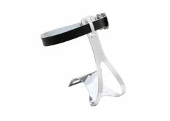 Flash Sale ⭐ Sunlite Large Chrome Racing Toe Clips With Leather Straps ✨