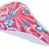 Deals 🥰 KidZamo Pink Flowers Seat Cover For Bikes And Scooters ⌛ -electric-bicycle Shop pink flowers seat cover kidzamo 1