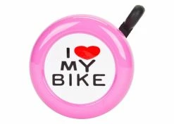 Best Sale 🛒 Mon Ster Pink I Love My Bike Bell For Bikes & Scooters 🔔