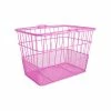 Outlet ❤️ Mon Ster Pink Standard Mesh Bottom Lift-Off Basket For Bikes & Scooters 🎁 -electric-bicycle Shop pink standard mesh bottom lift off basket 1