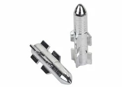 Brand new ⭐ Sunlite Silver Saturn Valve Cap Set 🎉