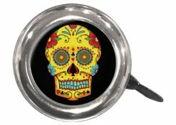 Cheap ✔️ Mon Ster Swell Bell Chrome Bicycle & Scooter Bells 🔔 -electric-bicycle Shop sugar skull