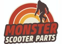 Budget 👍 Monster Scooter Parts Sasquatch Sticker 🥰 -electric-bicycle Shop sunrise squatch