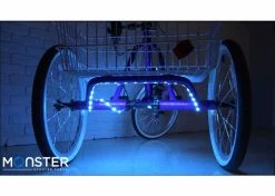 Best Sale 😍 Mon Ster LED Bicycle Strip Light, USB Battery Bank, & Holder Kit 🌟 -electric-bicycle Shop x98 9505 3