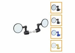 Buy 🎉 Mon Ster Bar End Rear View Mirror For Bikes & Scooters (Set Of 2) 🥰